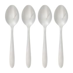 Conjunto de 4 colheres de aço inoxidável