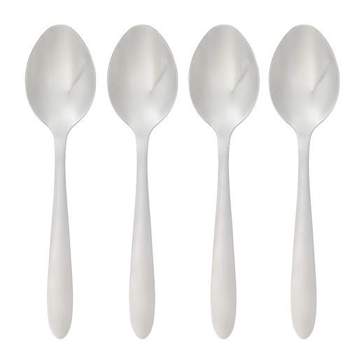 Set de 4 cuillères en acier inoxydable