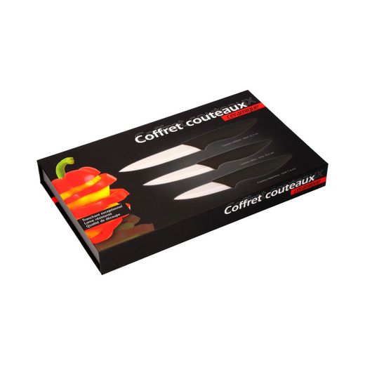 Kit 3 facas de cerâmica