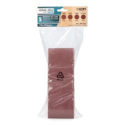 Kit 5 papiers de verre de remplacement pour batterie 08778 Koma Tools Pro Series