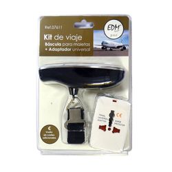 kit de viagem (balança + adaptador) edm