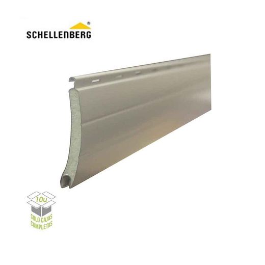 Lame en aluminium pour store 45mmx2mts blanc
