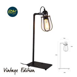 Lampara de mesa vintage e27 60w 51x22x13x13cm