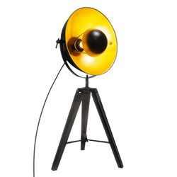 Lâmpada Tripé Modelo 'Loft Lahti' Preto E27