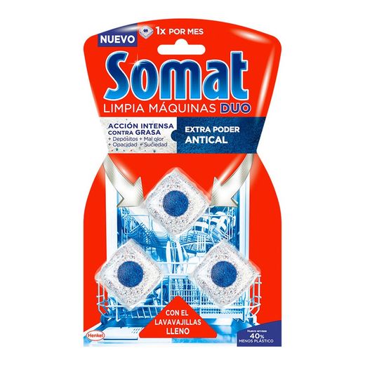 Clean Somat Máquinas 3 Dose (Máquina de Lavar Louça Completa) Somat