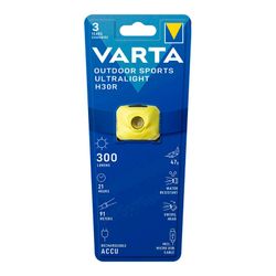 Lampe de poche à tête jaune Varta Ultralight H30r