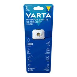 Lampe de poche frontale ultralégère Varta H30r blanche
