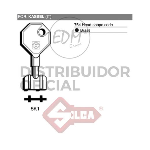 Llave frontal 5k1 kassel