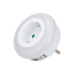 Luz Led Com Plugue E Sensor Crepuscular 3 Leds Luz Fria Grundig