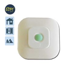 Aplique adesivo de parede led com interruptor de 8 leds