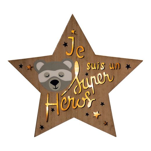 Veilleuse décorative led motif étoile