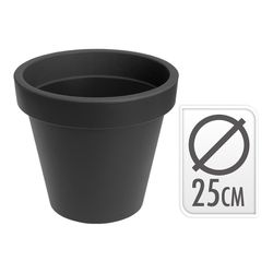 Pote de injeção de antracite ø 25cm