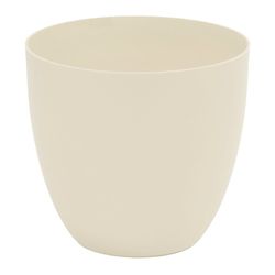 Maceta inyeccion cuenco ø26cm color crudo