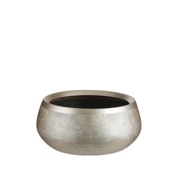 Floreira Redonda Douro Bowl Dourada Ø34x14cm