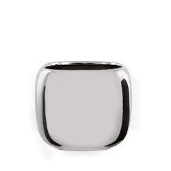 Floreira quadrada prateada Manon Alt.17cmx21x21cm