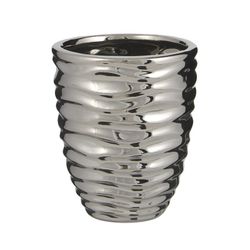 Vasos para Orquídeas Redondos Sortidos Prata Ø13,5x15,5cm