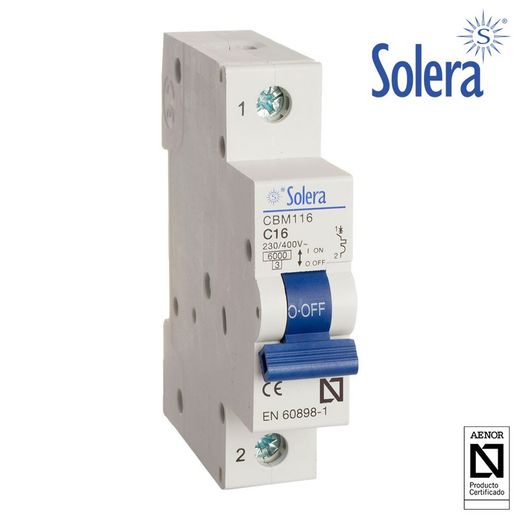 Solera Magnetotérmica 1p 40a C 6ka Resid/Terciária (Retrátil) Cbm140