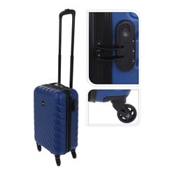 Maleta De Cabina Con Ruedas Azul 28l.