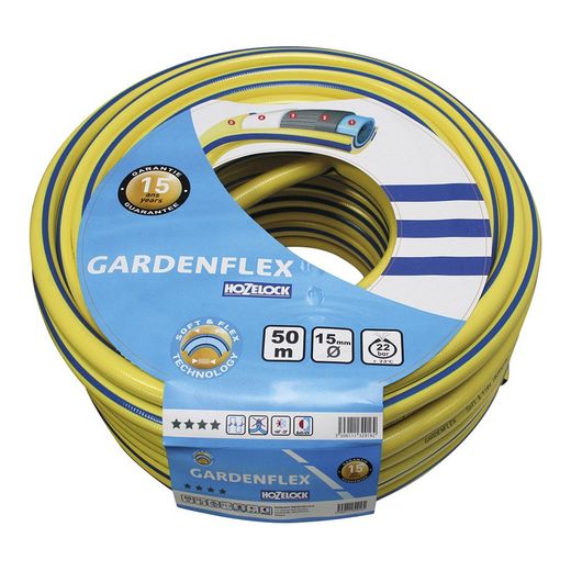 Manguera tricoflex gardenflex ø15mm (5/8") rollo 50m 132916 hozelock
