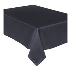 Toalha de Mesa Anti-Manchas Preto 240x140cm Poliéster