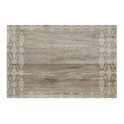 Individual de mesa em vinil modelo madeira 45x30cm