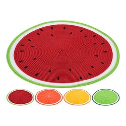 Toalha de mesa redonda 38cm modelos sortidos de frutas