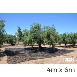 Manta Para Colheita de Frutas 4x6m Cor Preto