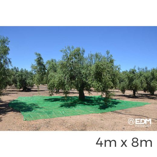 Manta Para Colheita De Frutas 4x8m Cor Verde