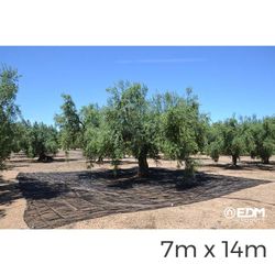 Manta Para Colheita de Frutas 7x14m Cor Preto