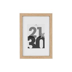 Moldura de Madeira Natural 21x30cm