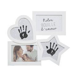 Moldura Multifoto Branca 33,5x1,6x28,5cm