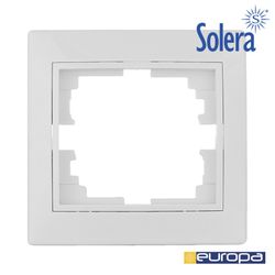 Cadre Pour 1 Élément Blanc 83x81x10mm S.Europa Solera Erp71u