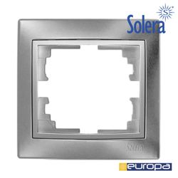 Moldura Para 1 Elemento Prata 83x81x10mm.S.Europa Solera Erp71au