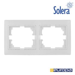 Moldura Para 2 Elementos Horizontais Branco 154x81x10mm S.Europa Solera Erp72u