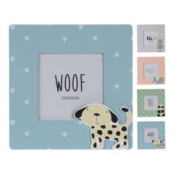 Porta-retratos infantil modelos variados de 17x17cm