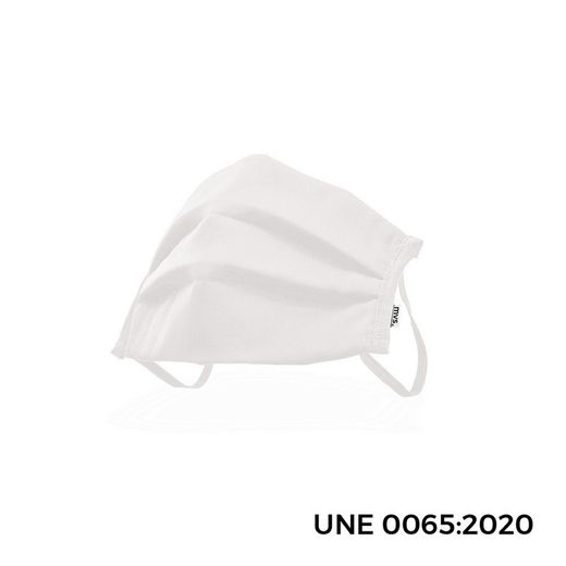máscara antibacteriana reutilizável branca