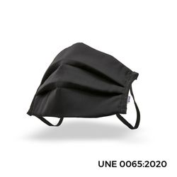 masque antibactérien réutilisable noir