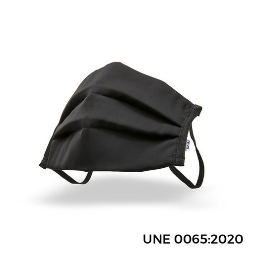 masque antibactérien réutilisable noir