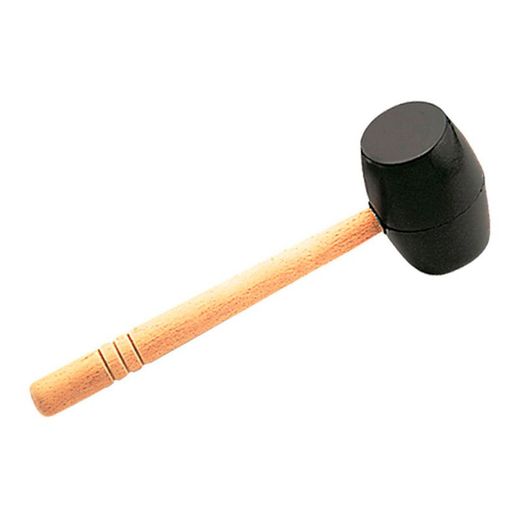 Marreta de Borracha Preta 500g. 65905 Rubi