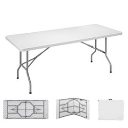 Mesa Plegable 180x74x74cm Tubo Ø22x1.0mm Edm