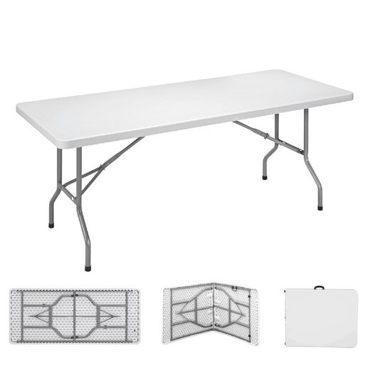 Mesa Dobrável 180x74x74cm Tubo Ø22x1,0mm Edm