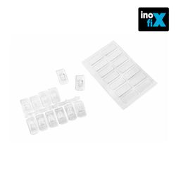 Mini Ganchos Adesivos 12uni. Inofix