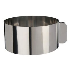 Molde Para Emplatar Extensible Inox Diam.16cm A 30cm