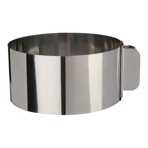 Molde de chapeamento extensível de aço inoxidável Diam.16cm a 30cm