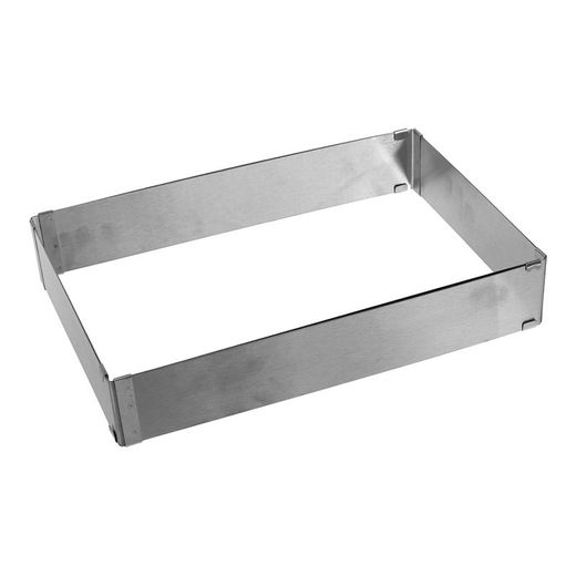 Moule de placage rectangulaire extensible de 34 cm à 52 cm