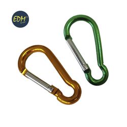 Mosqueton aluminio 6cmxø6mm colores surtidos