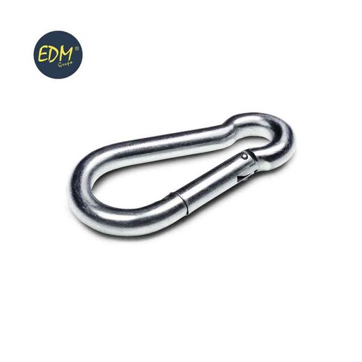 Mosquetão zincado para bombeiro 6cmxø6mm