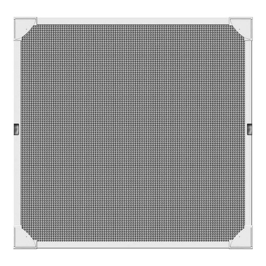 Rede mosquiteira com moldura magnética branca 120x120cm