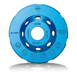 Roda de desbaste de coroa dupla para concreto Ø100 R5917 Rubi