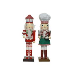 Poupée Casse-Noisette en Bois Modèles Assortis 7x8x25cm